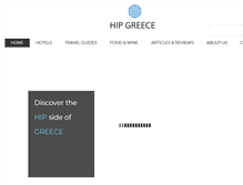 Tablet Screenshot of hipgreece.com